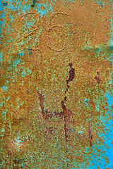 Image showing Dirty rusty metal surface