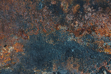 Image showing Dirty rusty metal surface