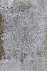 Image showing Smooth concrete surface with traces of plaster