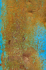 Image showing Dirty rusty metal surface