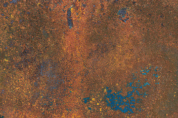 Image showing Dirty rusty metal surface