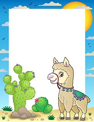 Image showing Llama theme frame 1