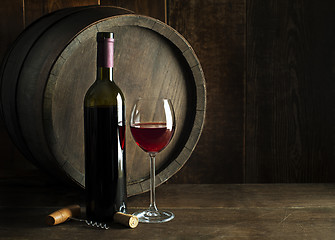 Image showing Red wine