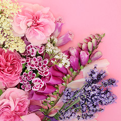 Image showing Beautiful Summer Flowers   