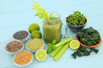 Image showing Health Food Smoothie Drink