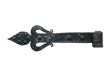 Image showing Decorative door hinge