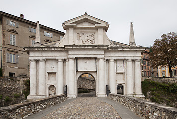 Image showing San Giacomo gate, Bergamo