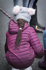 Image showing Marching with Torches