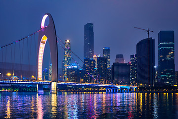 Image showing Guangzhou skyline. Guangzhou, China