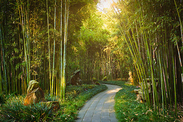 Image showing Wangjiang Pavilion in Wangjianglou park. Chengdu, Sichuan, China