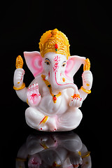 Image showing Ganesha statue on white