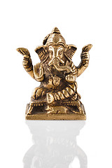 Image showing Ganesha statue on white
