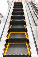 Image showing close up of escalator