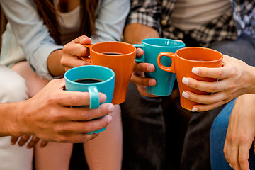 Image showing Coffee with friends