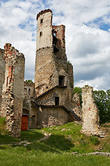 Image showing ruins of renaissance castle Zviretice