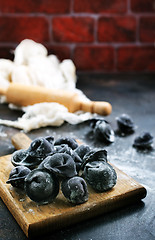 Image showing black pelmeni