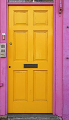 Image showing Yellow Door