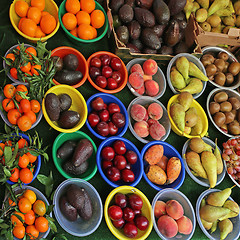 Image showing Fruits in Bowls