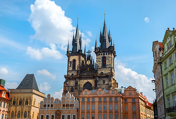 Image showing Tynsky cathedral at summer