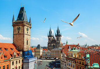 Image showing Chimes and Tynsky cathedral