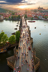 Image showing View on Charles Bridge