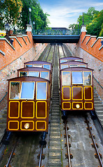 Image showing Funicular in Budapest