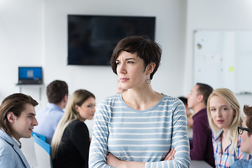 Image showing Portrait of successful Businesswoman