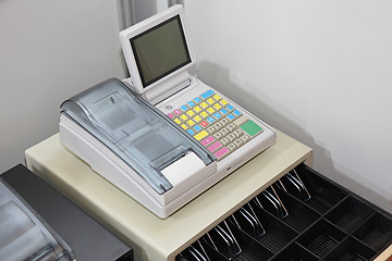 Image showing Empty Cash Register