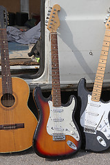 Image showing Guitars