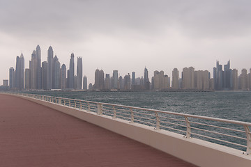 Image showing Panorama Dubai city UAE