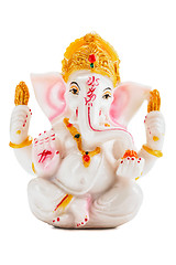 Image showing Ganesha statue on white