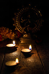 Image showing Diwali lights, India