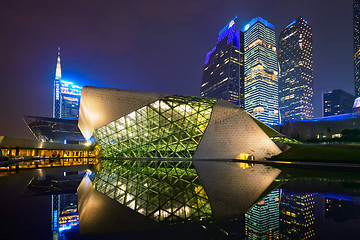 Image showing Guangzhou Opera House. Guangzhou, China