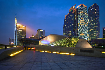 Image showing Guangzhou Opera House. Guangzhou, China