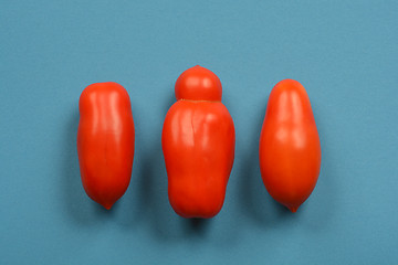 Image showing Three tomatos