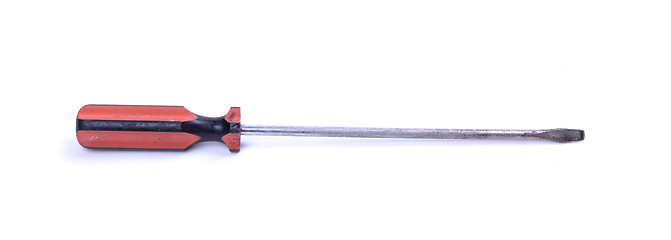 Image showing Old screwdriver isolated