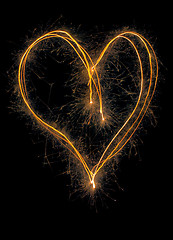 Image showing Sparkly Hearth Symbol