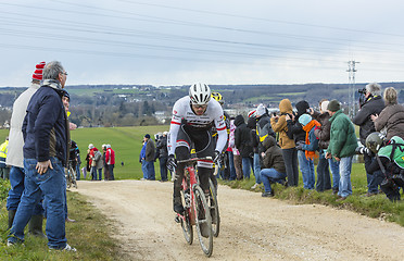 Image showing The Cyclist Gregory Rast - Paris-Nice 2016