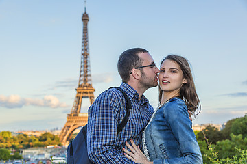 Image showing Lovers in Paris