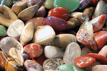 Image showing color gems mineral collection 