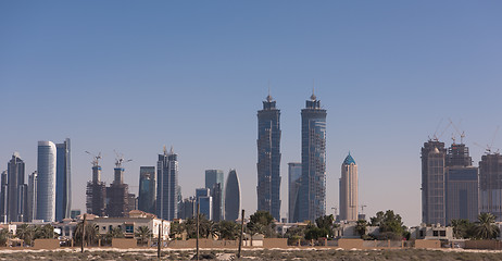 Image showing Panorama Dubai city