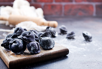 Image showing black pelmeni