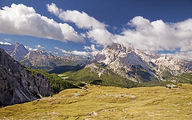 Image showing Dolomites mountains landscape