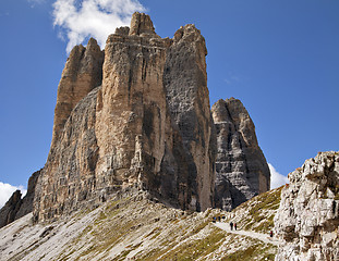 Image showing Dolomites mountains landscape