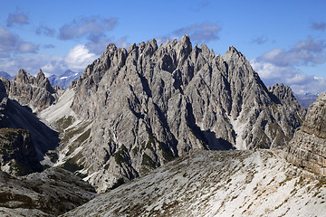 Image showing Dolomites mountains landscape