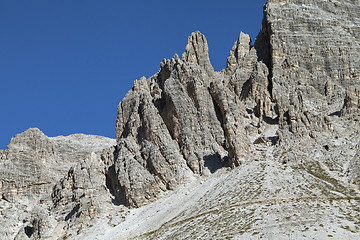 Image showing Dolomites mountains landscape