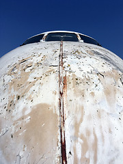Image showing Old rusty airplane
