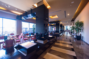 Image showing interior of a modern hotel resort