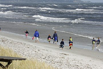 Image showing people in beach