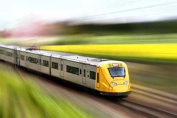 Image showing Train in motion